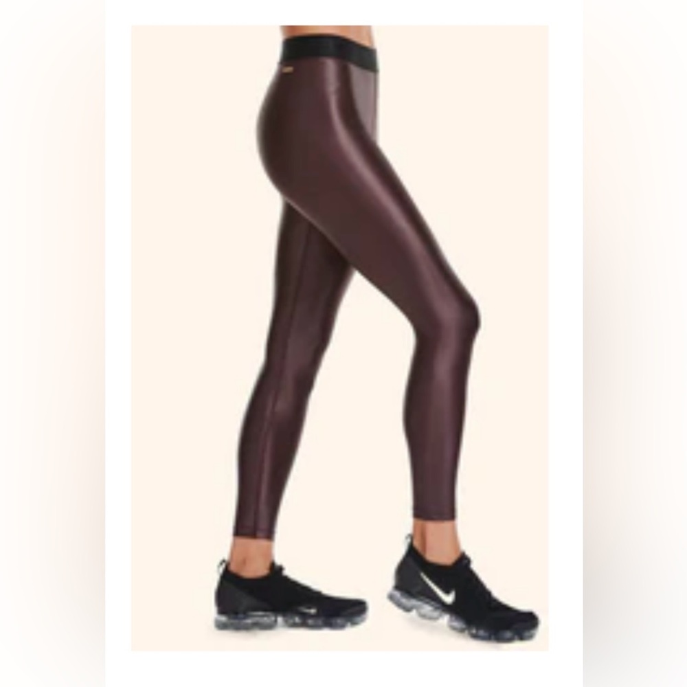 Alala “Primary Tight” Leggings in Oxblood
